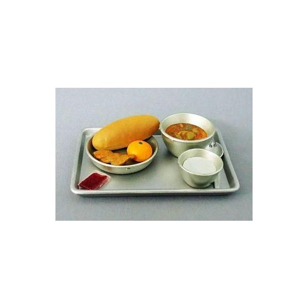 中古食玩 トレーディングフィギュア 学校給食(コッペパン) 「タイムスリップグリコ第2弾」