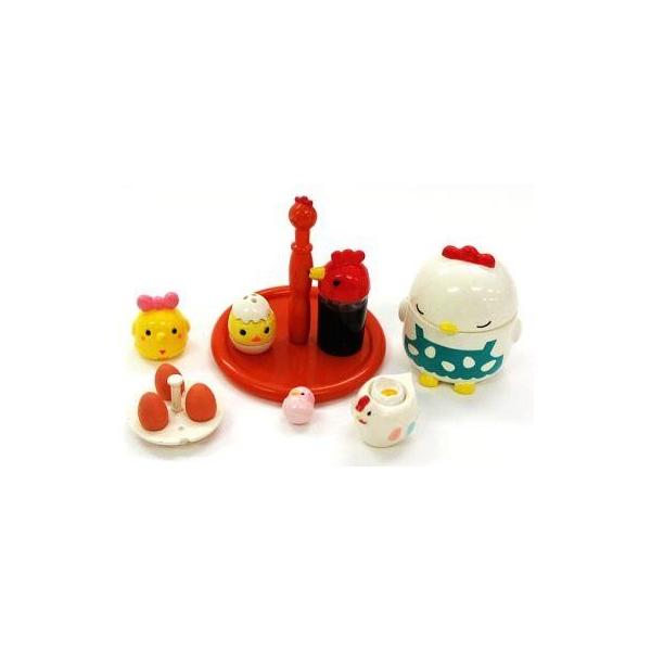 中古食玩 トレーディングフィギュア 7.コケコッコおんたま 「はらぺこ動物村 ゆかいななかまといただきま〜す!」