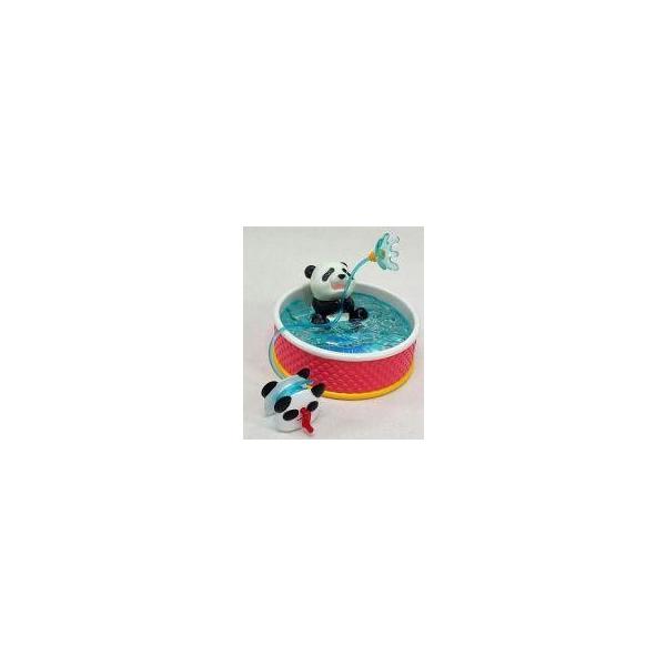 中古食玩 トレーディングフィギュア 7.夏はプールで水遊び 「ぷちどうぶつシリーズ おいでよ!パンダ組」