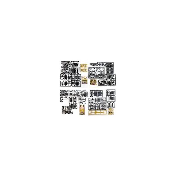 中古食玩 プラモデル ブラック大獣神 セット 「ミニプラ ナンバーワン合体シリーズ03 ブラック大獣神＆ウルフデ