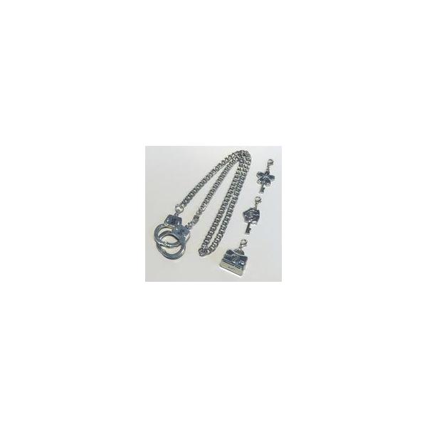中古銀製品・指輪・アクセサリー(男性) 志麻＆あほの坂田。(浦島坂田船) 手錠アクセサリー 「【速報】しまさかで