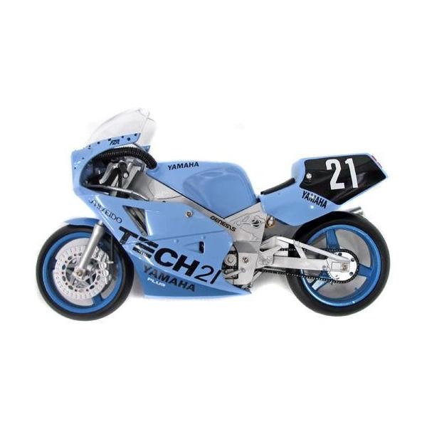 ミニカー YAMAHA FZR750 TECH21 中古ミニカー 1/12 YAMAHA FZR750 TECH21(ブルー) 「ヤマハ バイク