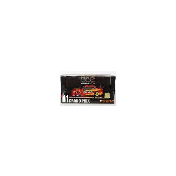 中古ミニカー 1/64 HKS S15 GT2835 Pros仕様 2003 谷口信輝(レッド×イエ