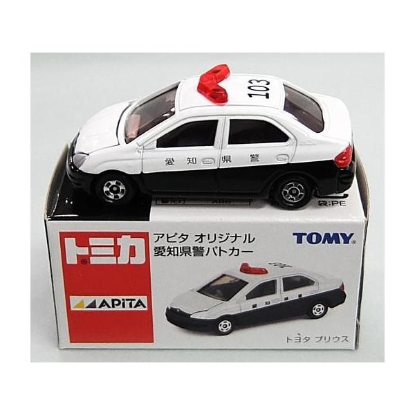中古トミカ 1/58 トヨタ プリウス 愛知県警パトカー(ホワイト×ブラック) 「トミカ」 アピタオリジナル