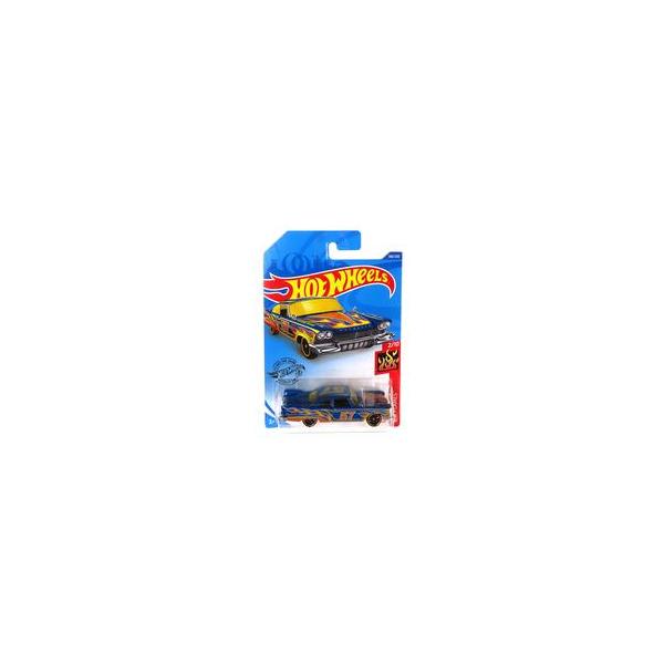 中古ミニカー 1/64 ’57 PLYMOUTH FURY(ブルー×オレンジ×イエロー) 「Hot Wheels HW FLAME