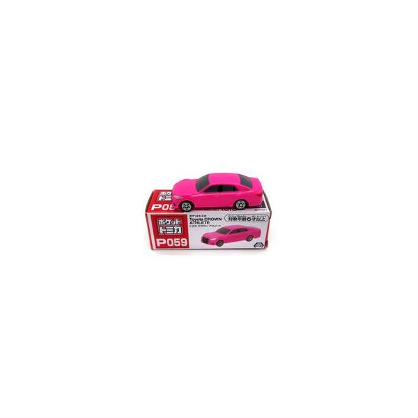 中古トミカ トヨタ クラウン アスリート(ピンク) 「ポケットトミカ Vol