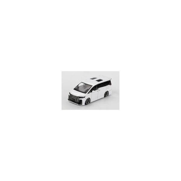 新品ミニカー 1/64 Toyota ヴェルファイア 40 KUHL (右ハンドル) (ホワイト) 「ミニGTシリー