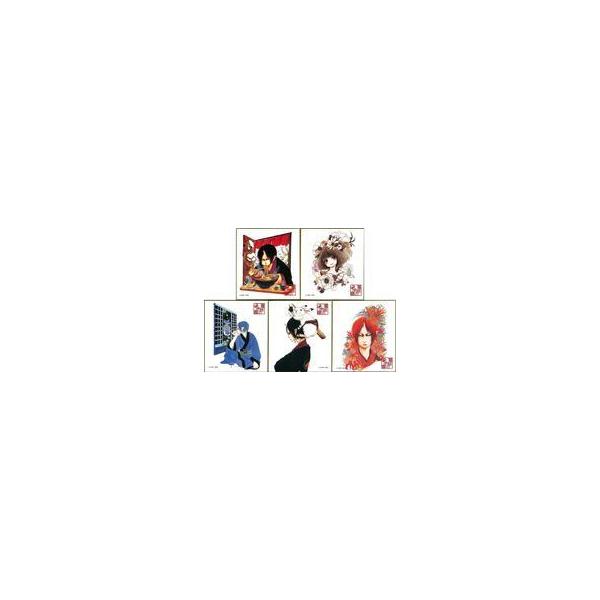 中古紙製品(キャラクター) 全6種セット 「鬼灯の冷徹 連載5周年記念原画展 in 渋谷マルイ トレーディングミニ色