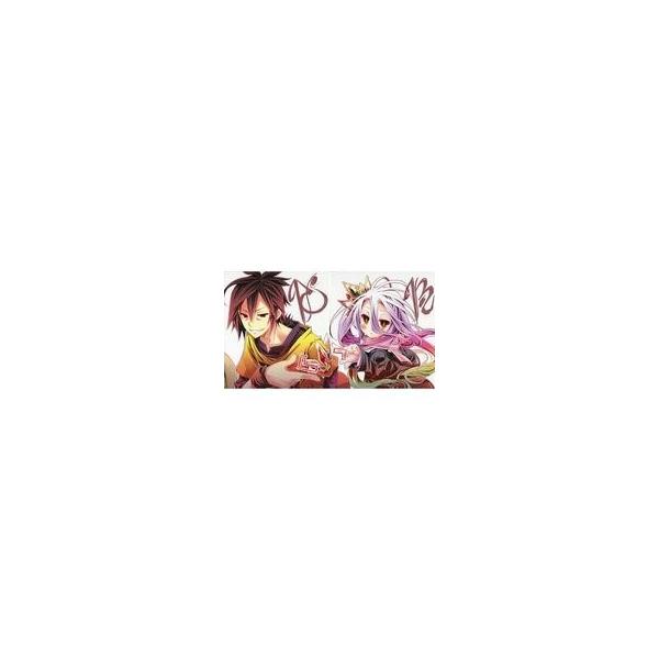中古紙製品(キャラクター) 空＆白 原作描き下ろし＆キャスト複製サイン入り色紙パネル(2枚組) 「劇場版 ノーゲ