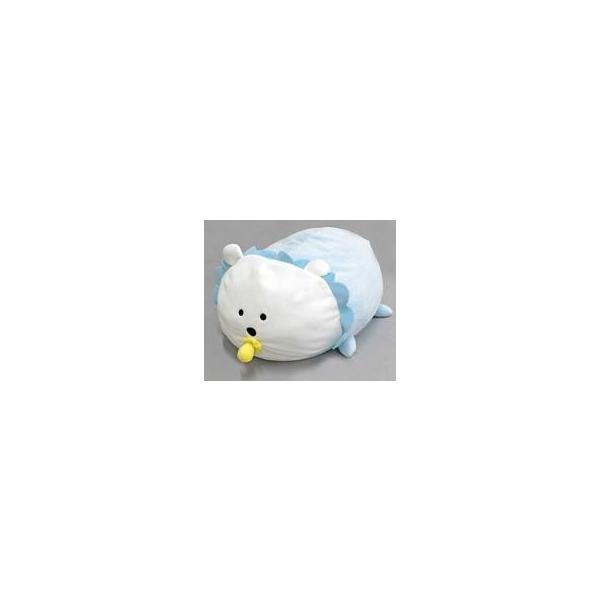 中古クッション・抱き枕・本体(キャラクター) 自分ツッコミくま(赤ちゃん) もちもち俵型クッション 「自分ツッコミくま」
