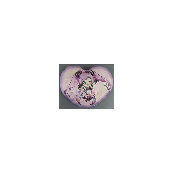 中古クッション・抱き枕・本体 真中らぁら ハート型クッション 「まるくじ アイドルランドプリパラ(ちびキャラver.)」