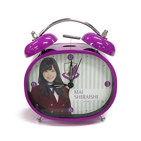 中古置き時計・壁掛け時計(女性) 白石麻衣 個別ボイス目覚まし時計 乃木坂46オフィシャルウェブショップ限定