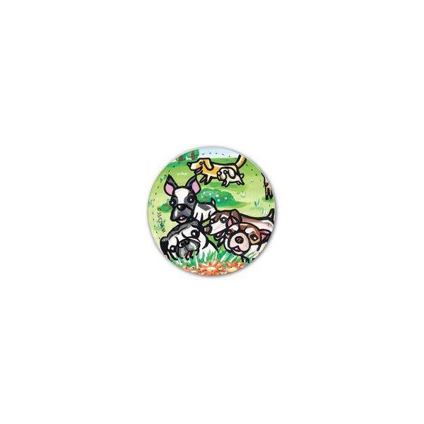 中古バッジ・ピンズ C.集合 レザーバッジ 「リクはよわくない」