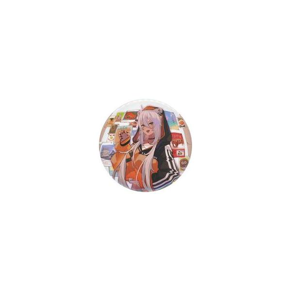 中古バッジ・ビンズ 獅白ぼたん ビッグ缶バッジ 「バーチャルYouTuber ホロライブ 獅白ぼたん ししろんと行く!4