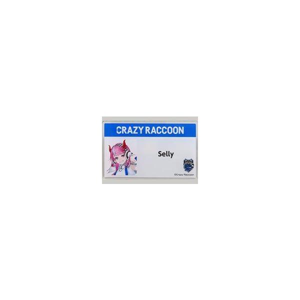 中古バッジ・ピンズ Selly アクリルバッジ 「Crazy Raccoon×ローソン キャンペーン 2024年7月」