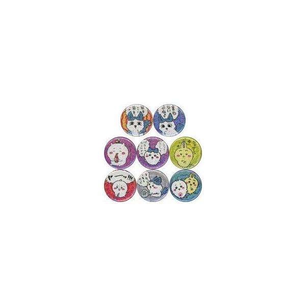 中古バッジ・ビンズ 全8種セット 「ちいかわ なんか小さくてかわいいやつ パラレルワールド!? トレーディングホログラ