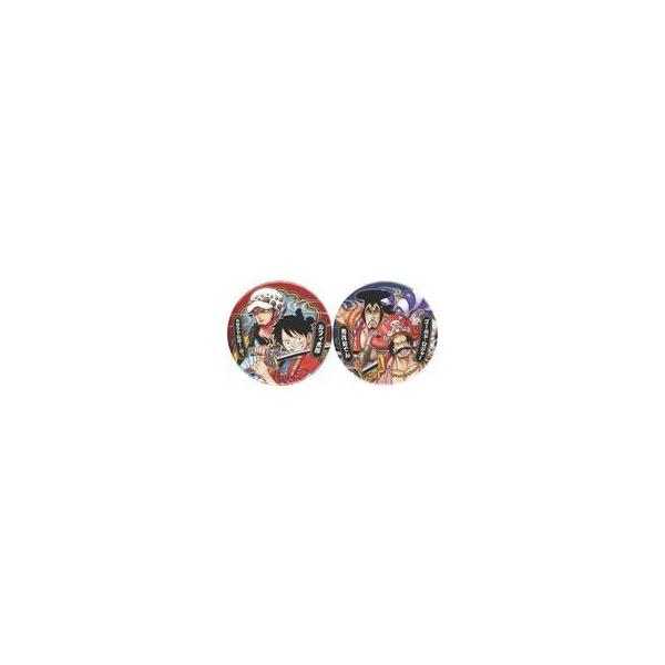 中古バッジ・ピンズ ルフィ＆ロー/ロジャー＆おでん コレクション缶バッジ(2個セット) 「ワンピース」 ジャンプフェスタ2021
