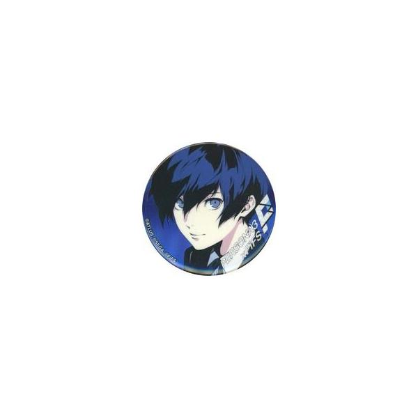 中古バッジ・ピンズ 主人公(P3/ブラック) 「ペルソナ3/4/5×FiFS トレーディング缶バッジ2 ベルベットブルー Ver.」