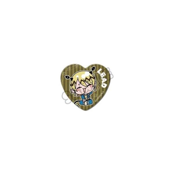 中古バッジ・ビンズ MD.シャックス・リード ハート型缶バッジ 「魔入りました!入間くん」