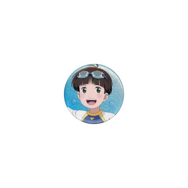 中古バッジ・ピンズ 長田時弥 「映画 鬼太郎誕生 ゲゲゲの謎×ユネッサン トレーディンググリッター缶バッジ ユ