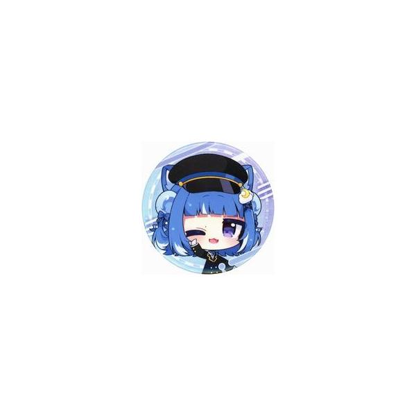 中古バッジ・ピンズ 海月雲ろあ(ミニキャラ/駅員衣装/ウインク) 「バーチャルYo