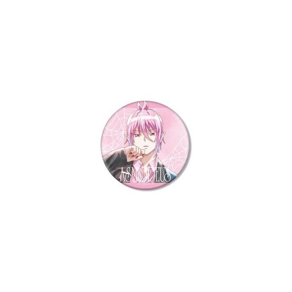 中古バッジ・ビンズ アスモデウス・アリス 描き下ろし Ani-Art aqua label BIG缶バッジ ブラックコ