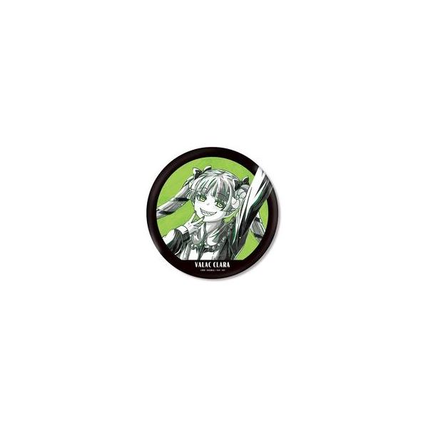 中古バッジ・ビンズ ウァラク・クララ 描き下ろし Ani-Art BLACK LABEL BIG缶バッジ ブラッ
