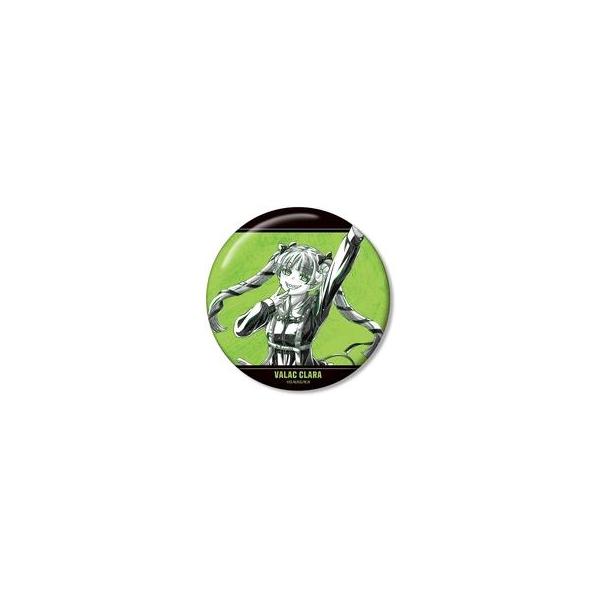 中古バッジ・ビンズ ウァラク・クララ 描き下ろし Ani-Art BLACK LABEL 100mm缶バッジ ブラ