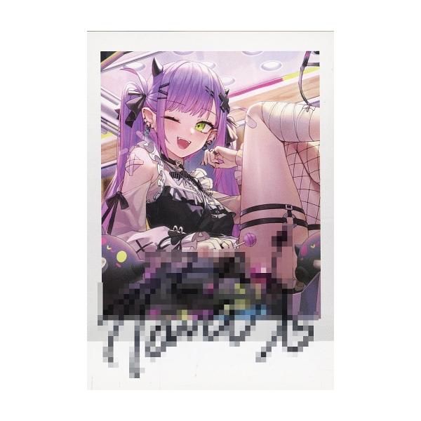 中古キャラカード 常闇トワ 直筆サイン入りチェキ風ブロマイドカード