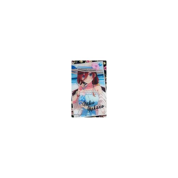 中古キャラカード 中野三玖 「五等分の花嫁∽ Resort Mood in アトレ秋葉原 ブラインドアクリルシ
