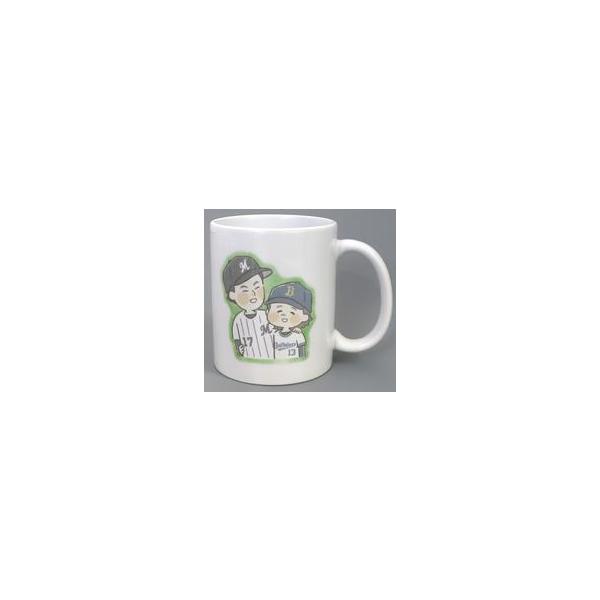 中古マグカップ・湯のみ 佐々木朗希#17(千葉ロッテマリーンズ)＆宮城大弥#13(オリックス・バファローズ) 『宮城くんとろーたん』マグカッ