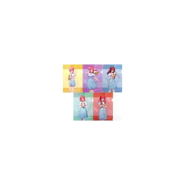 中古クリアファイル 集合 A4クリアファイル5枚セット 「映画 五等分の花嫁×あらいぐまラスカル×HICUL(ハイカル)」