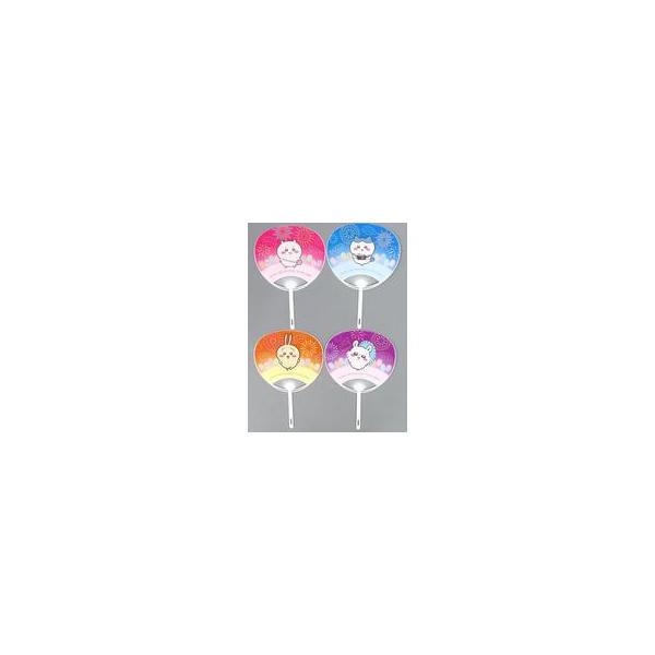 中古うちわ・扇子 全4種セット オリジナルうちわ 「ちいかわ なんか小さくてかわいいやつ×くら寿司(2025年)」