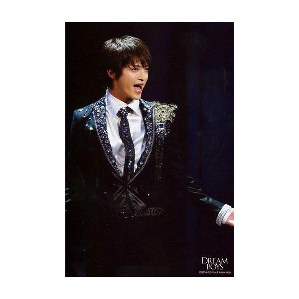 中古生写真(ジャニーズ) Kis-My-Ft2/玉森裕太/ライブフォト・上半身・衣装黒白・目線右・口開け・2Lサイズ/DREAM BOYS 2014