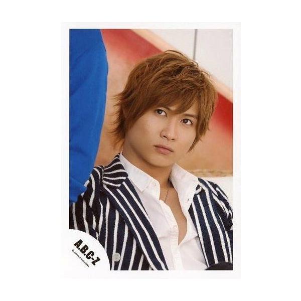 中古生写真(ジャニーズ) A.B.C-Z/橋本良亮/バストアップ・衣装白黒・ストライプ・ネックレス・目線左上/「15初夏 コンサート」パンフ＆グ
