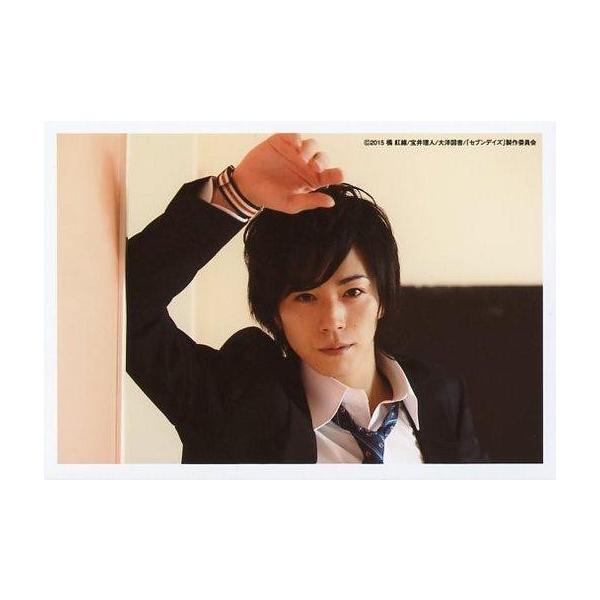 中古生写真(男性) 廣瀬智紀/横型・バストアップ・衣装黒・右手上げ/映画 「セブンデイズ MONDAY→THURSDAY」先行上映イベント会場