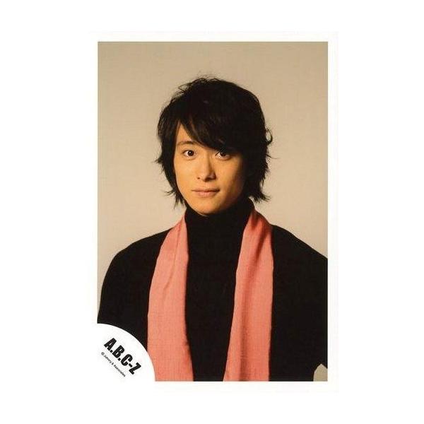 中古生写真(ジャニーズ) A.B.C-Z/戸塚祥太/バストアップ・衣装黒ピンク・ストール・体斜め左向き/ 「ABC座 2013 ジャニーズ