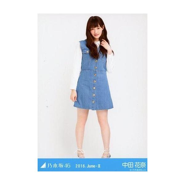 商品名：中古生写真(乃木坂46) 中田花奈/全身(足見切れ)・シャツ×デニム/「2016.June-II」Web shop 限定ランダム生写真生写真(乃木坂46)/アイドル/乃木坂46