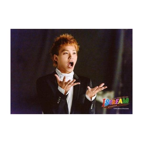 中古生写真(ジャニーズ) Kis-My-Ft2/二階堂高嗣/横型・バストアップ・衣装黒.白・両手パー・右向き・背景黒/「K