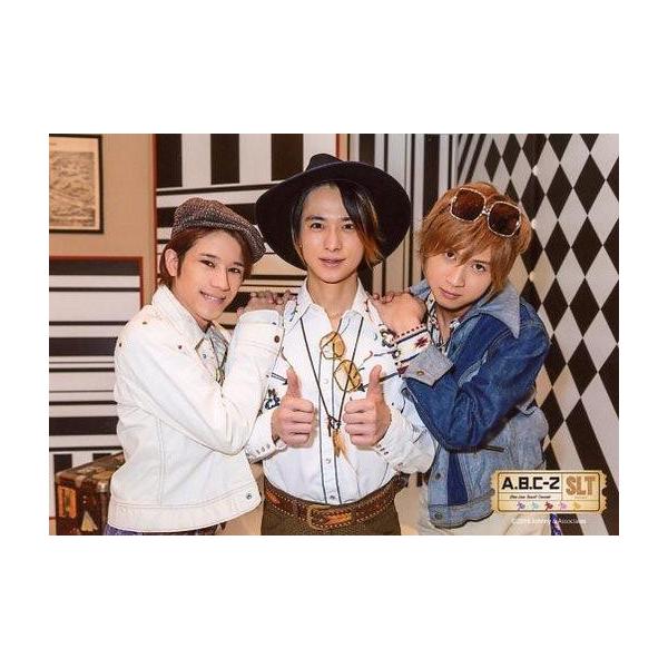 中古生写真(ジャニーズ) A.B.C-Z/五関晃一・戸塚祥太・橋本良亮/横型・上半身・五関と戸塚帽子・橋本サングラス