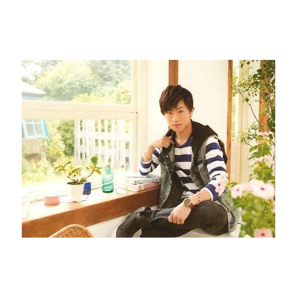 中古生写真(男性) 高根正樹(内村京介)/横型・膝上・衣装ボーダー・座り・私服ショット/ミュージカル「テニスの王子様」3rd シーズ