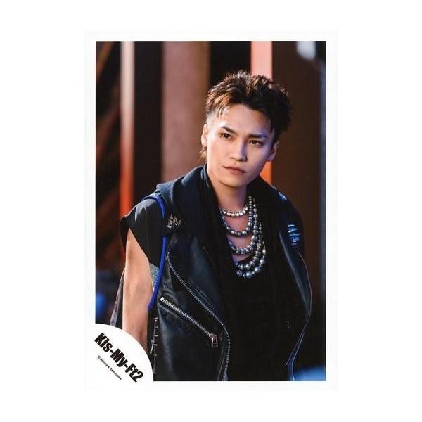 中古生写真(ジャニーズ) Kis-My-Ft2/二階堂高嗣/上半身・衣装黒銀青・体右向き・顔正面・目線左上/「Tonight」PV＆ジャケ写撮影/公式生写真