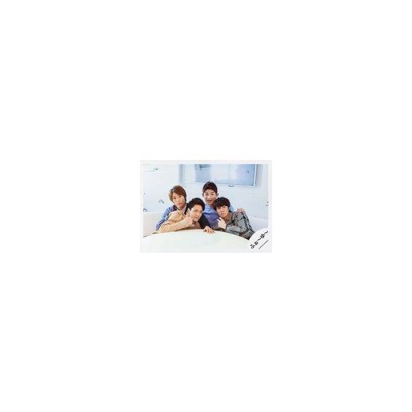 中古生写真(ジャニーズ) ふぉ〜ゆ〜/集合(4人)/横型・バストアップ・座り・衣装青黒ベージュ・福田親指立てる/18春 ふぉ〜ゆ〜 オ