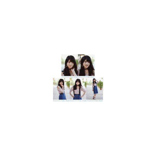 中古生写真(坂道シリーズ) ◇若月佑美/「ジコチューで行こう! 選抜ver.」 WebShop 限定個別生写真 5種コンプリートセ