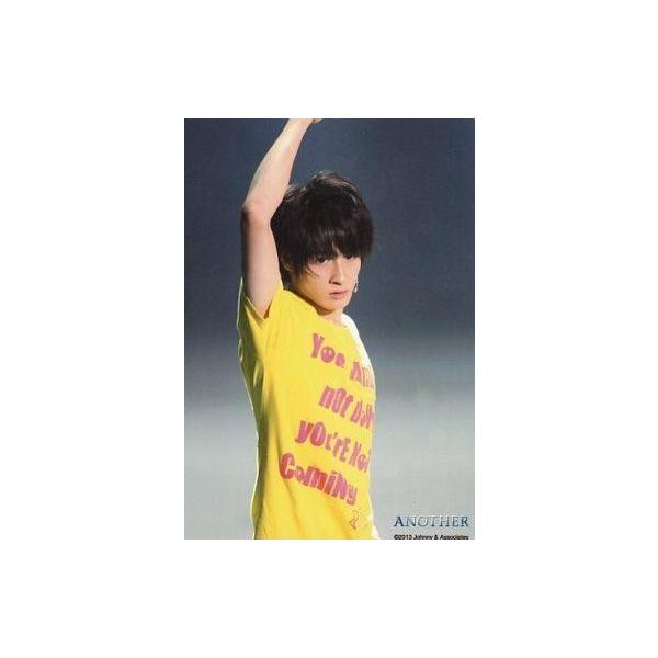 中古生写真(ジャニーズ) KinKan/金内柊真/ライブフォト・上半身・右手上げ・衣装黄色/ANOTHER 2013