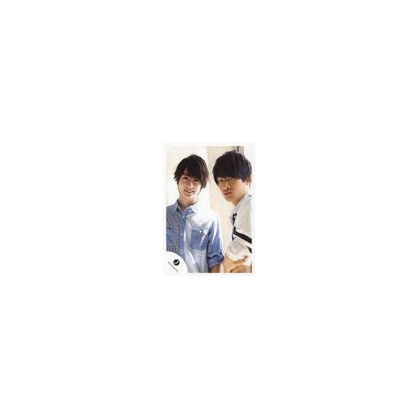 中古生写真(ジャニーズ) KinKan/金内柊真・向井康二/上半身・衣装水色・白・黒・チェック柄/公式生写真