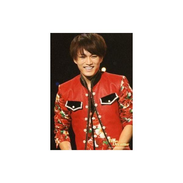 中古生写真(ジャニーズ) ジャニーズWEST/神山智洋/ライブフォト・上半身・衣装赤黒・背景黒/台風n Dreamer