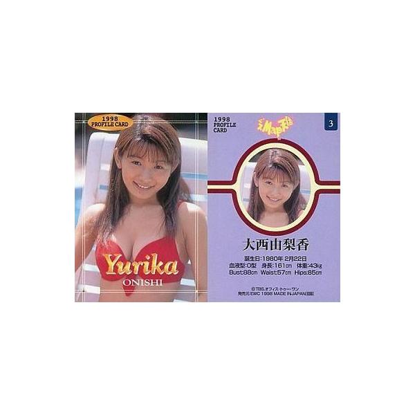 中古コレクションカード(女性) No.3[プロフィールカード]：坂本由紀子/プロフィールカード/ミス Map 天国 トレーディングカ