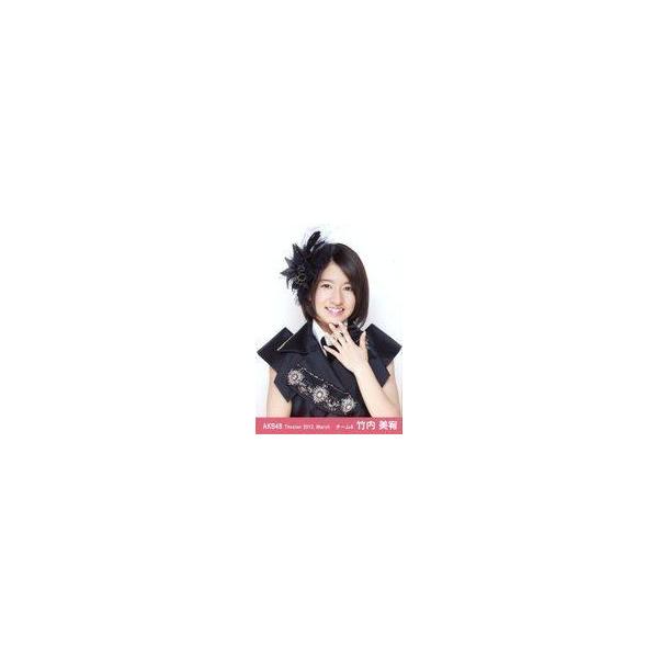 中古生写真(AKB48・SKE48) 竹内美宥/上半身・左手パー/劇場トレーディング生写真セット2012.March
