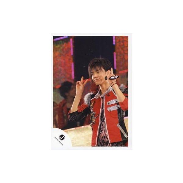 中古生写真(ジャニーズ) 7WEST/小瀧望/衣装赤・上半身・両手ピース・ライブフォト/公式生写真